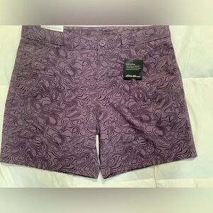Eddie Bauer Women's Shorts Purple Size 12 New with Tags